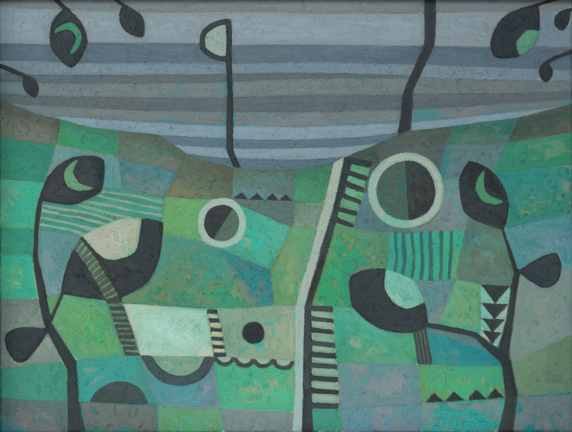 Green No. 3 Study